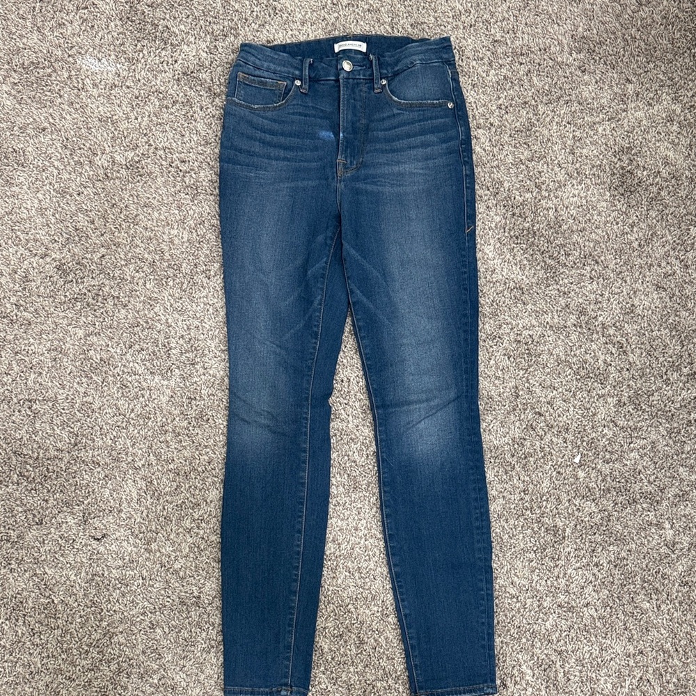 Good American Dark Blue Skinny Jeans